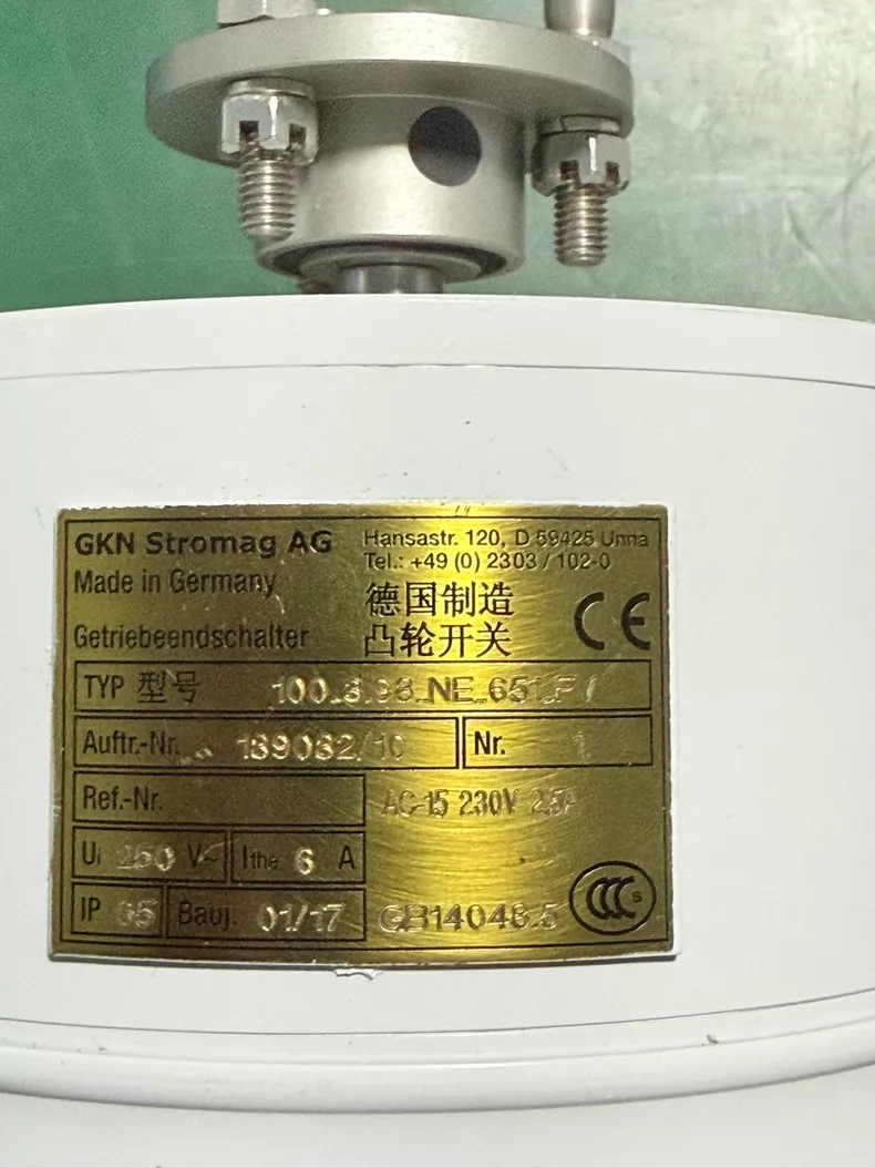 100_3.98_NE_651_FV Cam Switch by GKN Stromag AG for Industrial Use