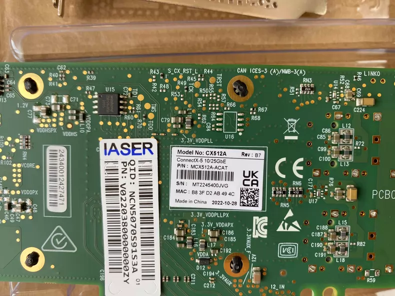 High-Performance Mellanox Card MCX512A-ACAT for Networks