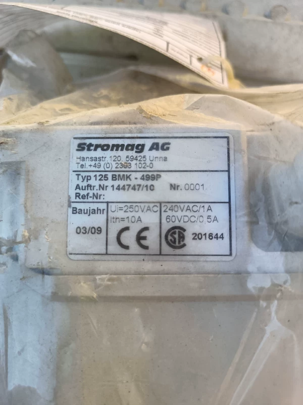 Durable Stromag Limit Switch 125 BMK-499P for Machines