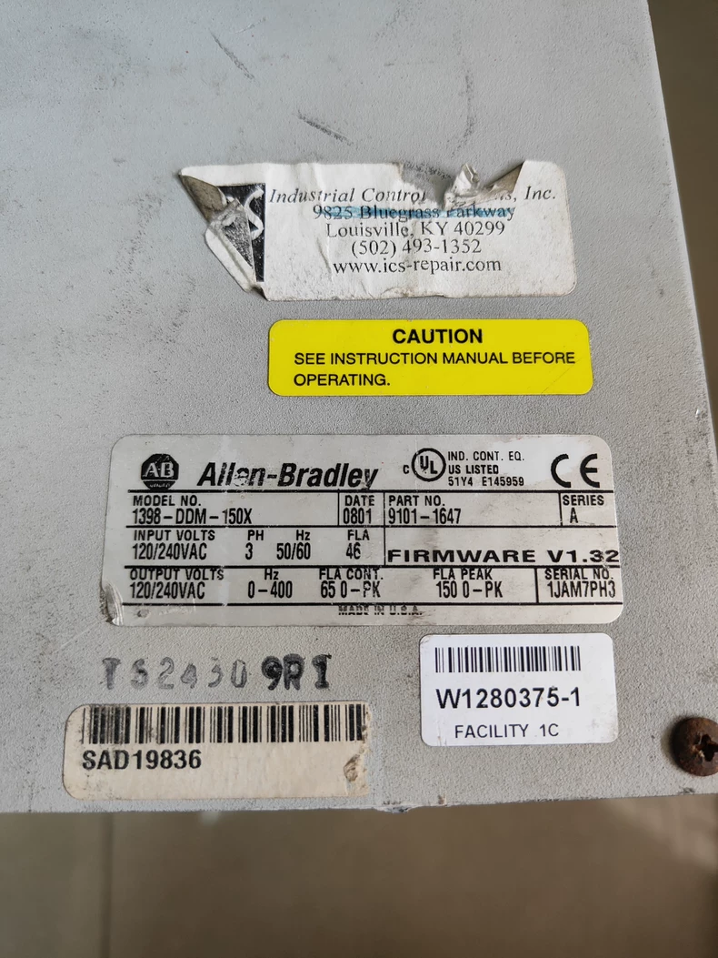 1398-DDM-150X Allen-Bradley Precision Servo Drive