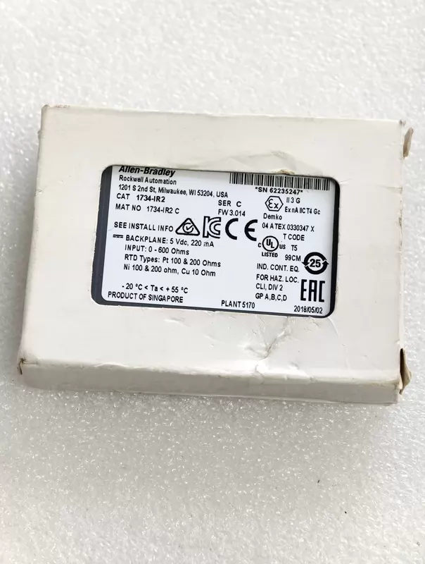 AB 1734-IR2 Analog Input Module for Automation