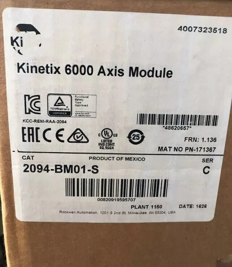 Allen-Bradley Servo Drive 2094-BM01-S Precise Motion Control