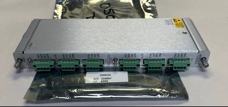 Keyphasor I/O Module 3500/25 by Bently Nevada for Monitoring