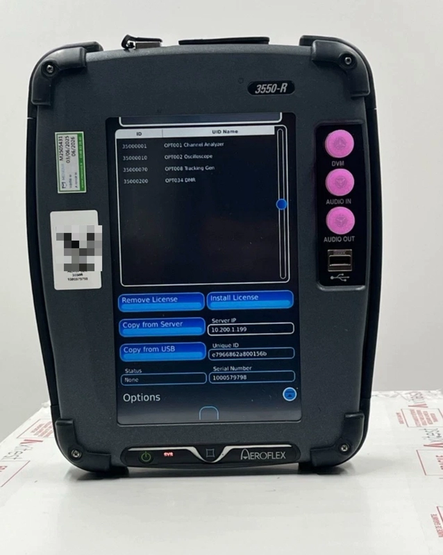 Analyze Signals with AEROFLEX 3550-R Oscilloscope