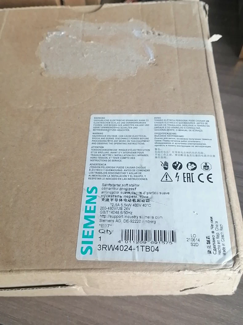Siemens 3RW4024-1TB04 Semiconductor Motor Starter 1 3RW4024-1TB04