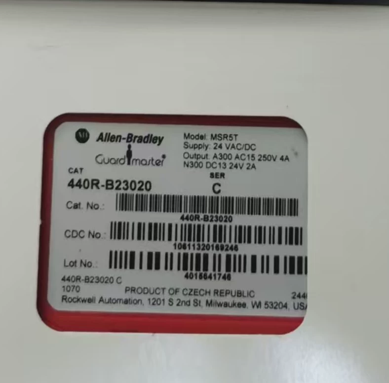440R-B23020 Safety Relay by Allen-Bradley - Secure Operations