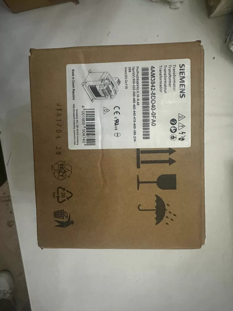 Siemens 4AM3842-8DD40-0FA0 Sitas Transformer for Industrial Use 1 4AM3842-8DD40-0FA0