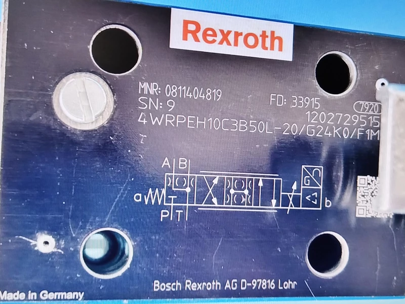 Directional Control Valve 4WRPEH10C3B50L-2X Rexroth Model