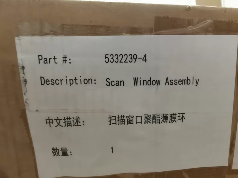 5332239-4 Scan Windows Assembly by GE for Accurate Scanning