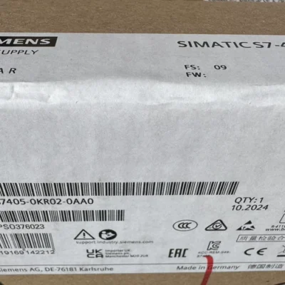 Siemens 6ES7405-0KR02-0AA0 Power Supply Efficient Power Management