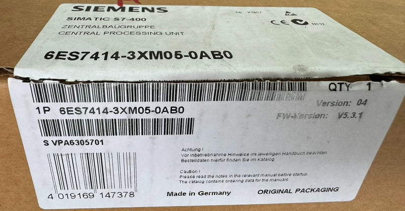 SIEMENS 6ES7414-3XM05-0AB0 Programmable Logic Controller
