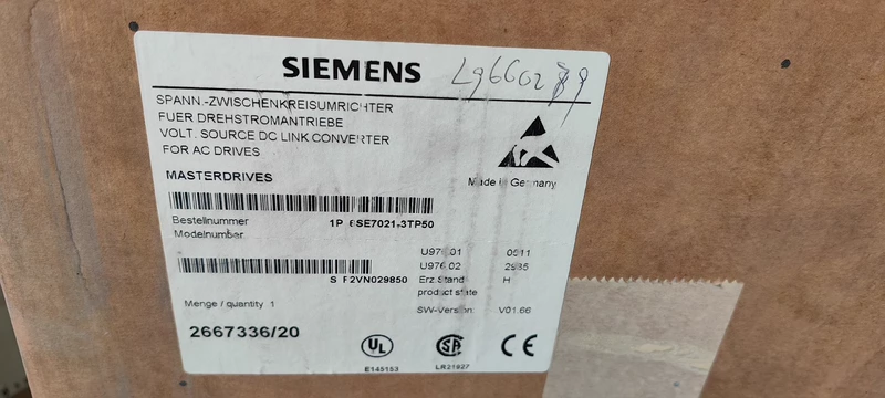 6SE7021-3TP50 Frequency Converter by SIEMENS for Systems