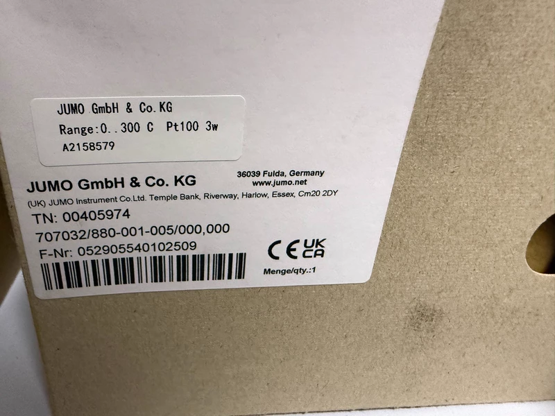 707032/880-001-005/000 JUMO Transmitter - Reliable Temperature Sensing
