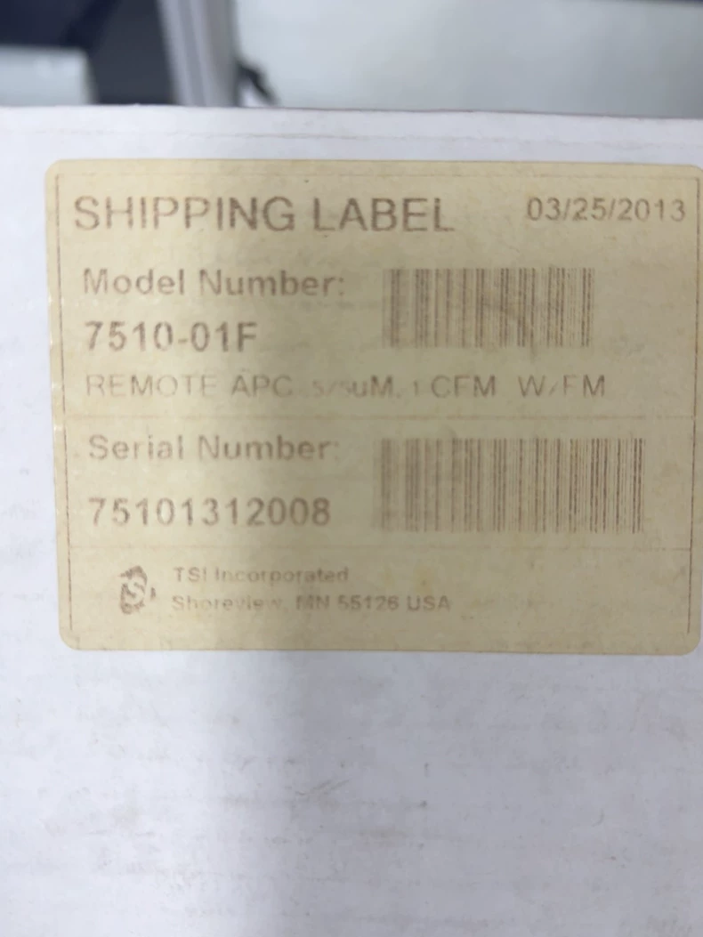 7510-01F TSI Particle Counter - Precision Particle Detection