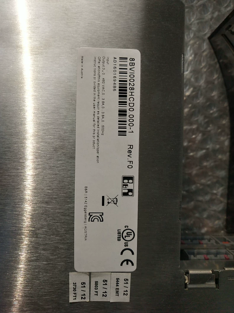 8BVI0028HCD0.000-1 B&R Driver - High-Efficiency Servo