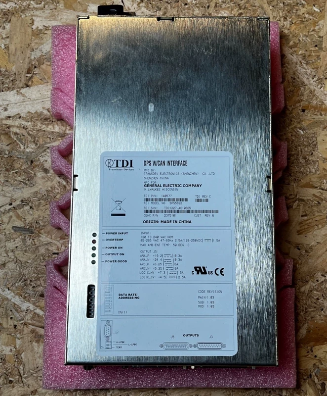 GE 989040806326 Digital Detector Power Supply for Reliability