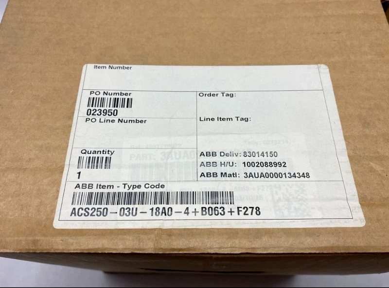 ACS250-03U-18A0-4 ABB Micro Drive for Precise Speed Control