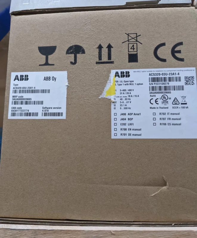 Control Motor Speed with ABB ACS320-03U-23A1-4 Drive