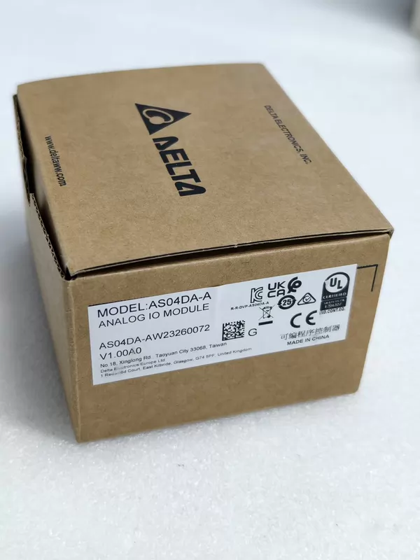 Delta Analog Output Module AS04DA-A High Precision Unit