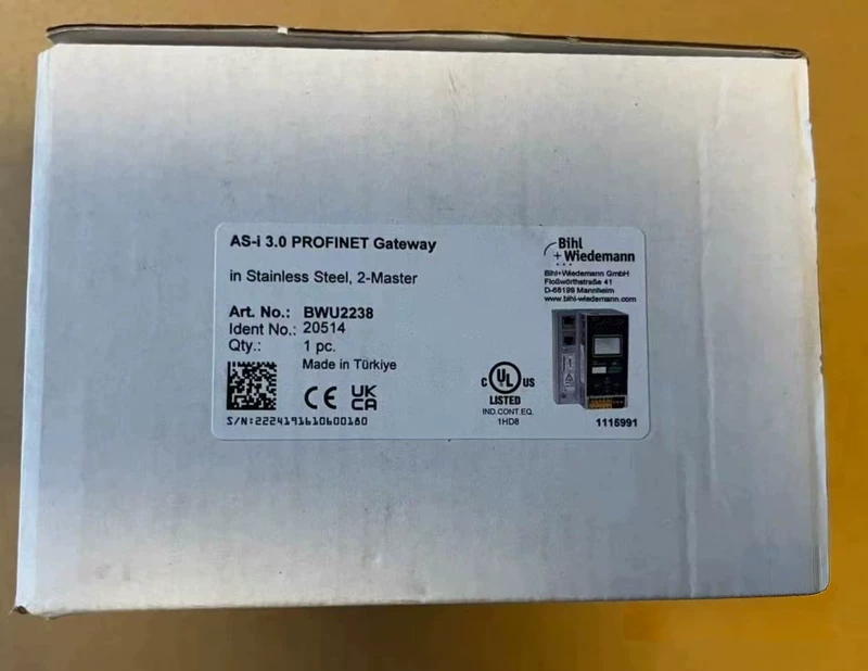BWU2238 PROFINET Gateway by Bihl+Wiedemann for Seamless Integration