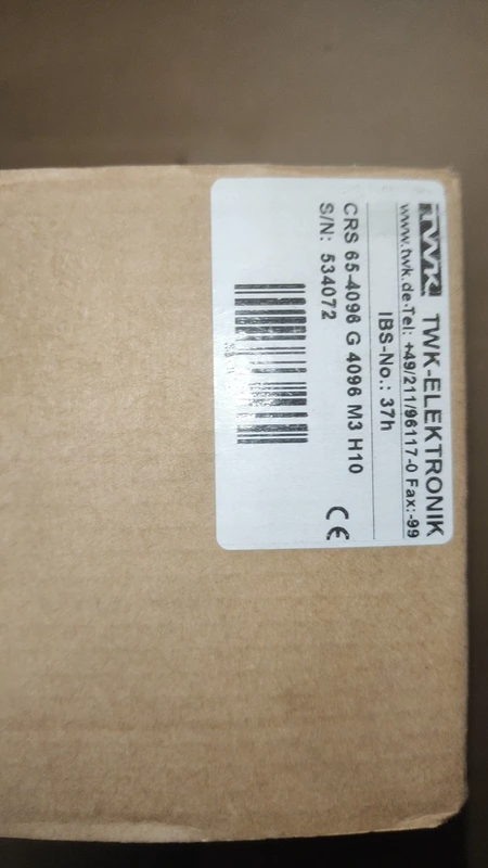 TWK CRS 65-4096 G 4096 M3 H10 Encoder for Precision Control