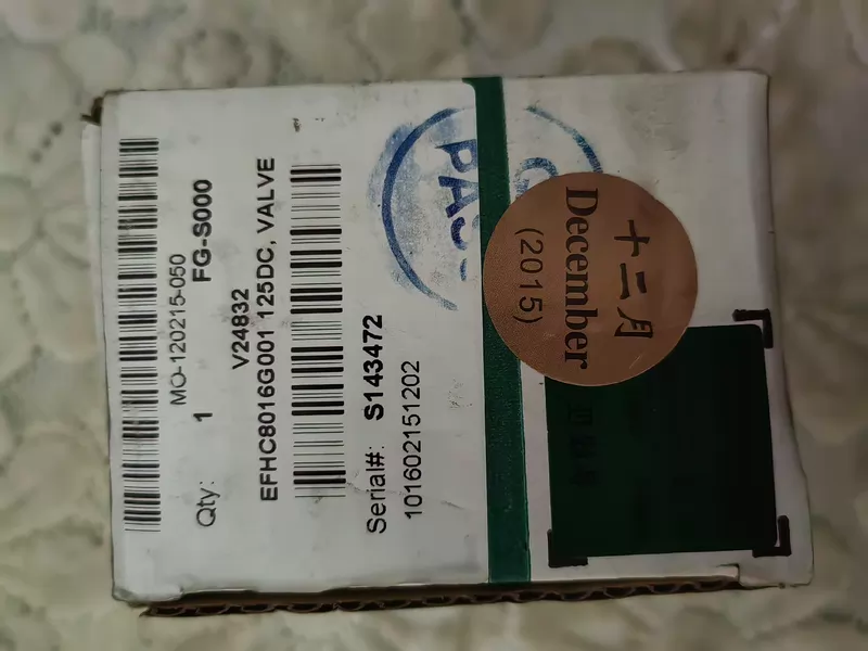 ASCO EFHC8016G001 Solenoid Valve - Reliable Fluid Control