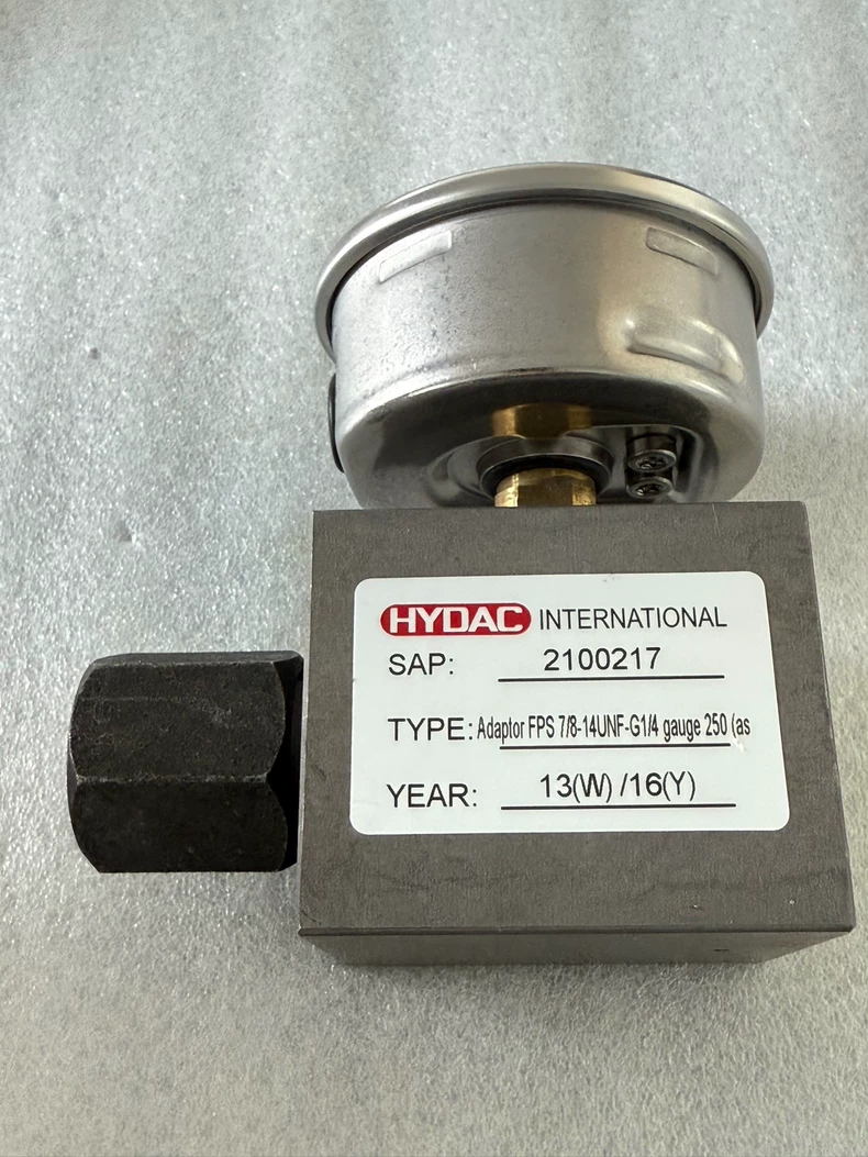 FPS 7/8-14UNF-G1/4 HYDAC Gauge - 250SAP High Accuracy