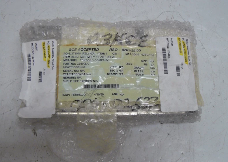 Record Data Accurately with FOXBORO RSO-0263-99-00 Assembly
