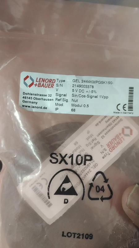 LENORD+BAUER Encoder Model GEL2444KMPG5K150 Industrial Grade