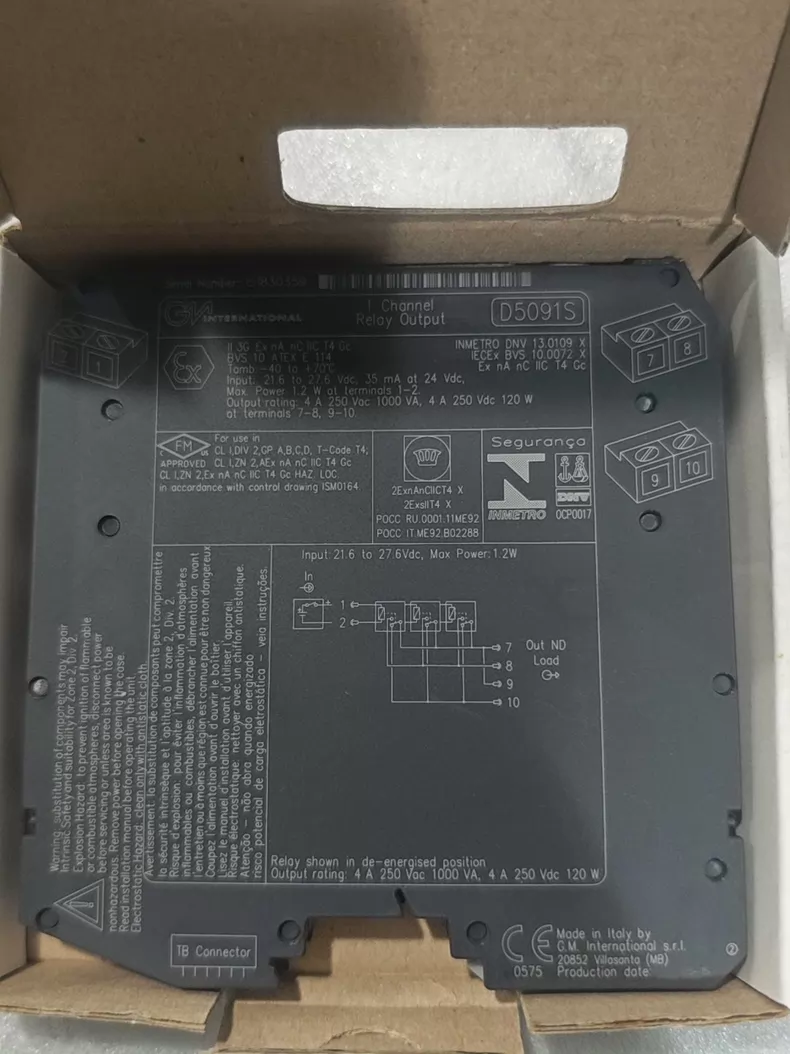 Safety Relay GM D5091S for Protection and Compliance
