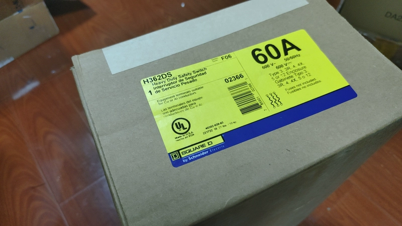 H362DS SQUARE-D Heavy Duty Safety Switch - Industrial-Grade Design