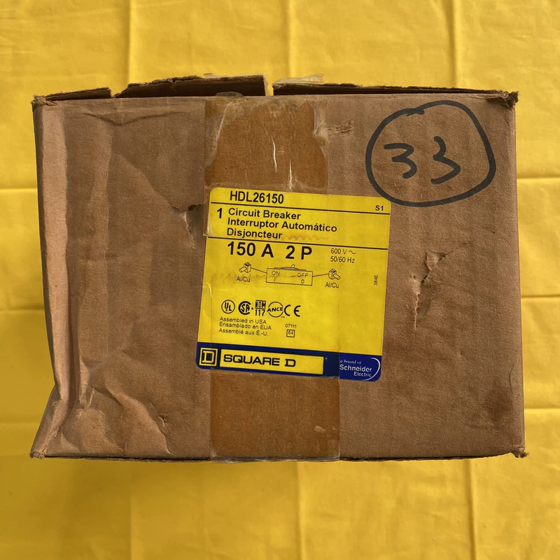 HDL26150 Circuit Breaker by Square D for Reliable Protection