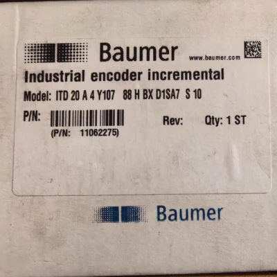 Baumer Incremental Encoder ITD 20 A 4 Y107 8 - Accurate Positioning