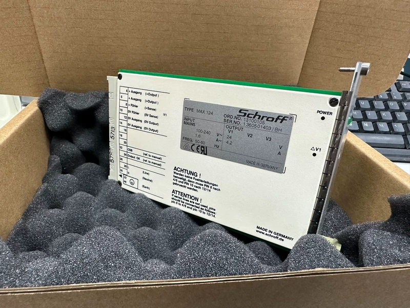 Schroff MAX124 Power Supply Reliable Industrial Energy Source