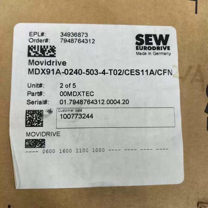 MDX91A-0240 SEW Drive Controller: Advanced Motion Management