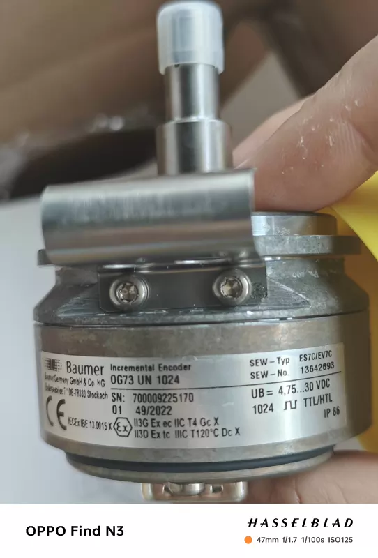 Baumer Encoder OG73 UN 1024 ES7C/EV7C - Precision Motion Sensor