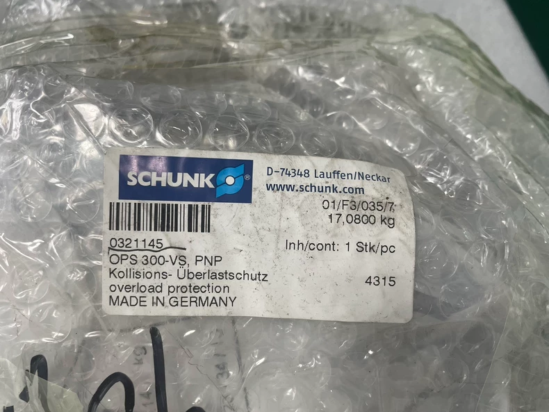 SCHUNK Collision Protection Device OPS300-VS 0321145 for Machines