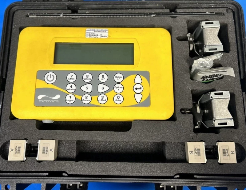 PF330 Micronics Clamp-on Flow Meter - Reliable Ultrasonic Tech
