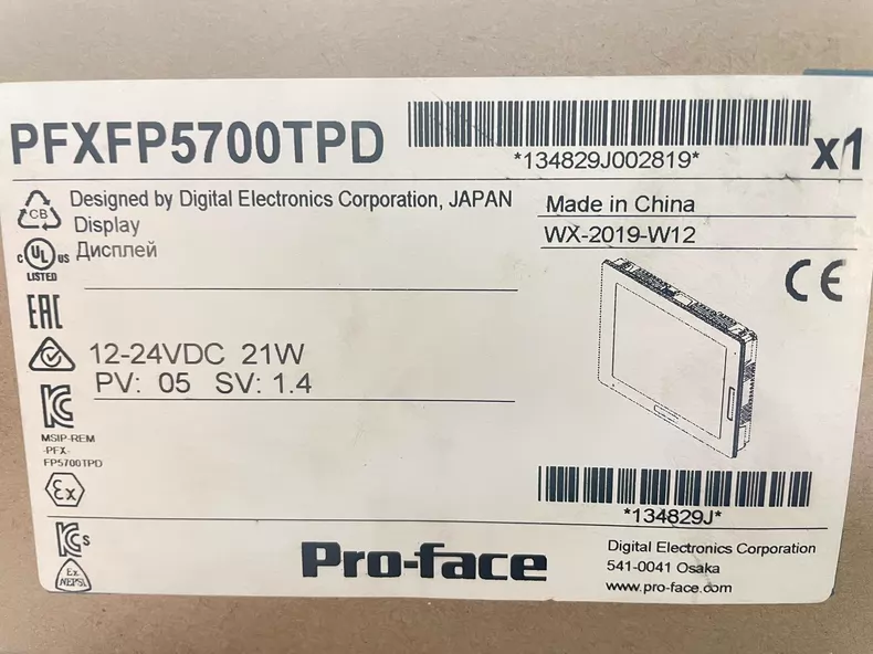 Pro-face Touch Screen PFXFP5700TPD with Enhanced Durability
