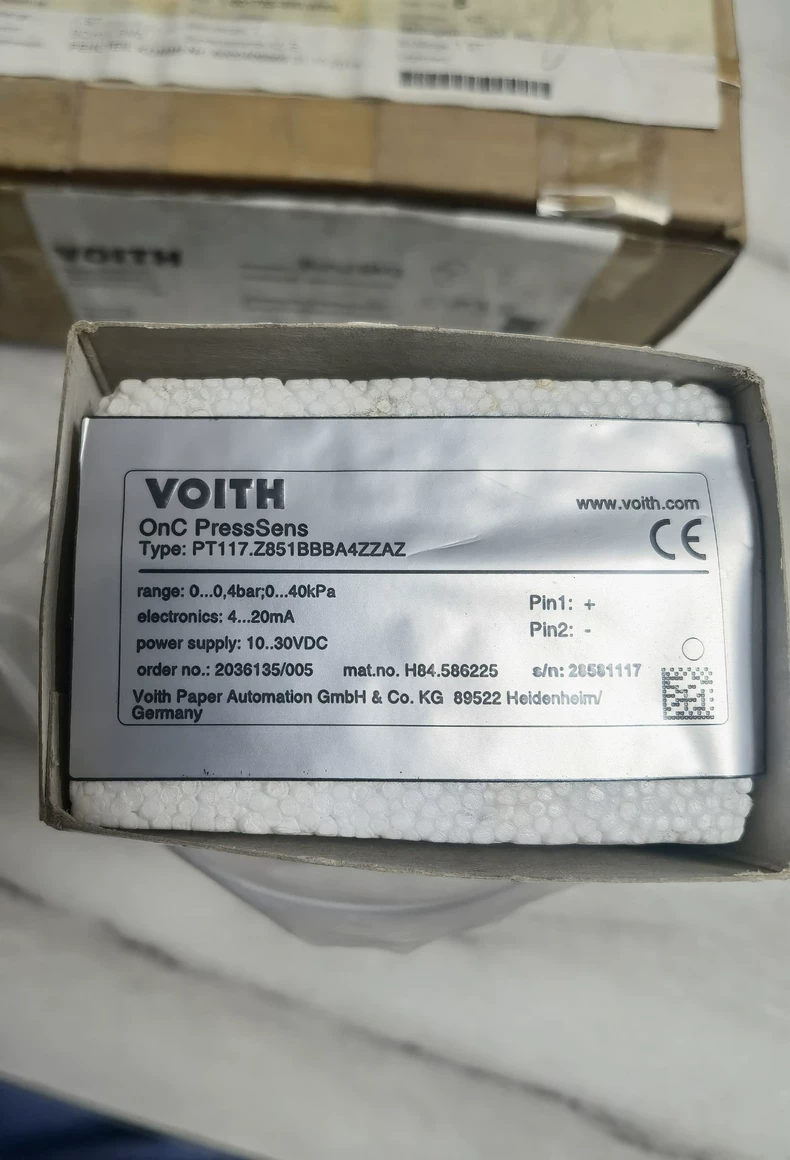 PT117.Z851BB4ZZAZ Sensor by VOITH - High Precision