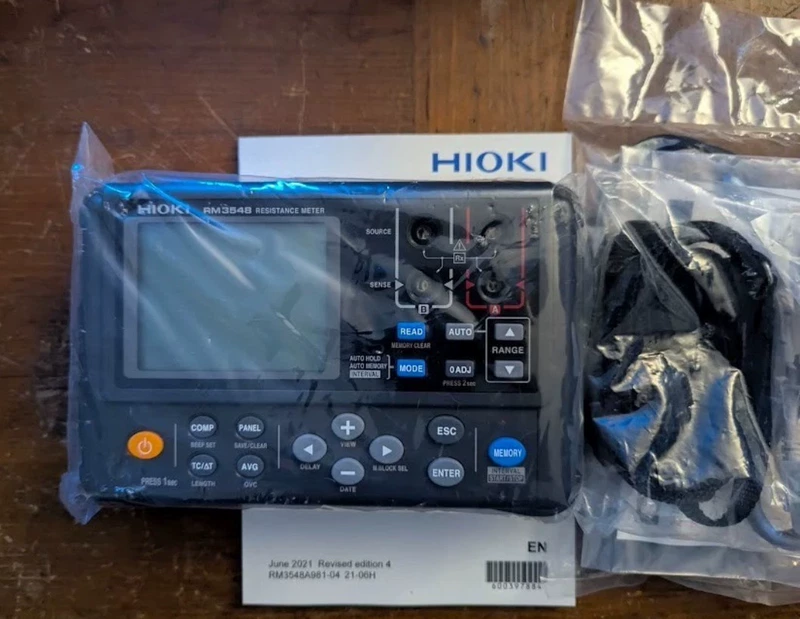 Accurate Hioki Resistance Meter RM3548 for Precision Testing