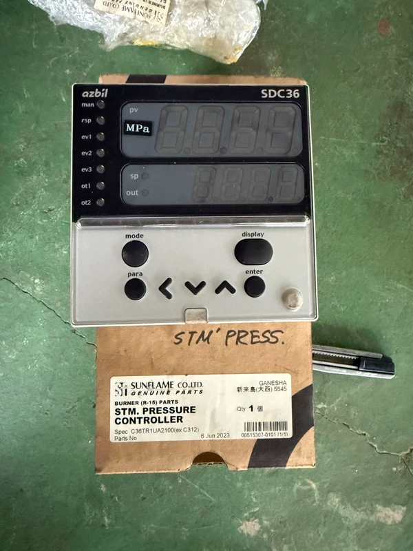 SUNFLAME Steam Pressure Controller C36TR1UA2100 for Stable Systems