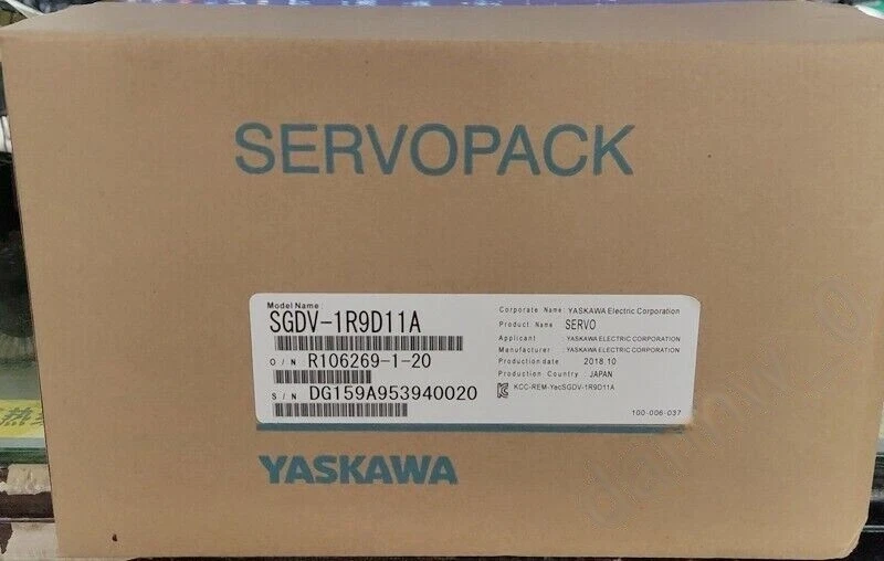 YASKAWA SGDV-1R9D11A Servo Drive Compact AC Servo 1 SGDV-1R9D11A