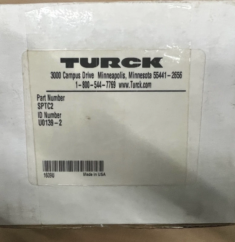 SPTC2 U0139-2 Sensor Cable by TURCK - High-Quality Connection