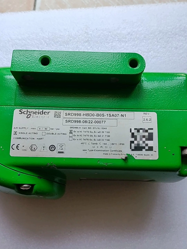 SRD998-HBD0-B0S-1SA07-N1 Schneider Valve Positioner - Reliable Operation
