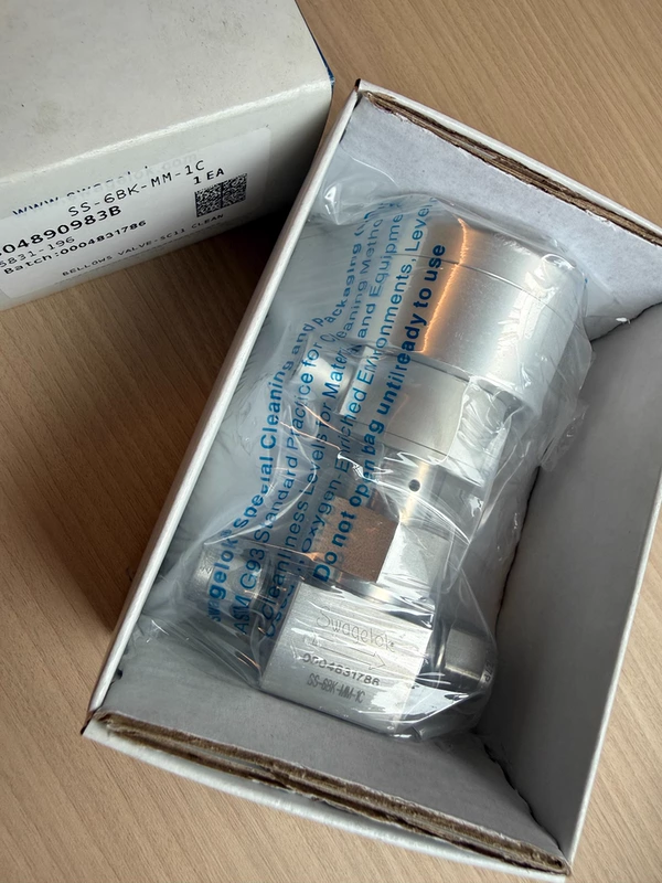 SS-6BK-MM-1C Swagelok Bellows Seal Valve for High-Pressure Use