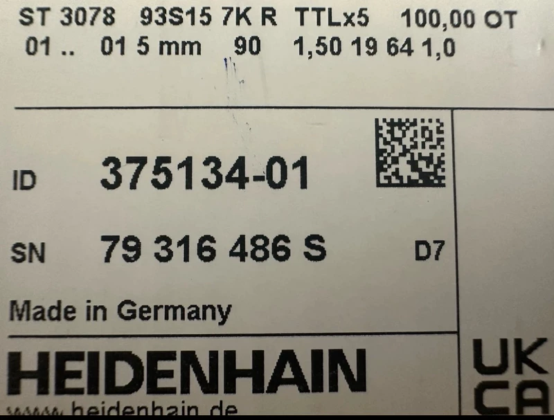 ST3078 375134-01 HEIDENHAIN Gauge - Accurate Linear Tracking