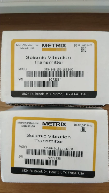 METRIX ST5484E-151-1832-00 Vibration Sensor for Industrial Use