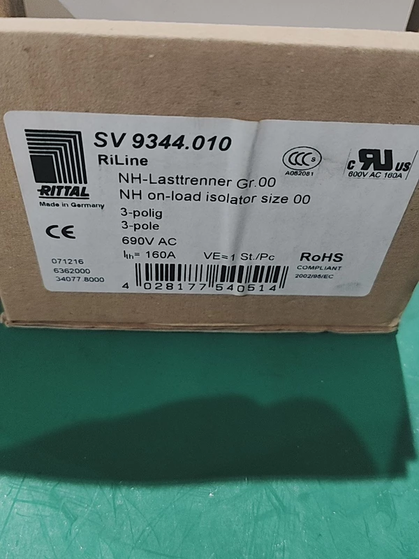 SV9344.010 RITTAL NH Fuse Switch - Reliable Power Control