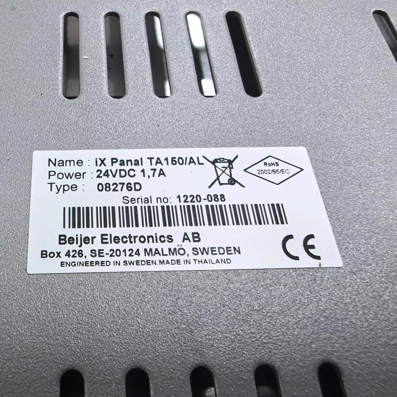 Beijer HMI Touch Panel TA150/AL Industrial Control Display